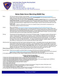 Sousaphone - Blue Thunder Marching Band