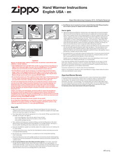 09b Hand Warmer Instructions English USA en