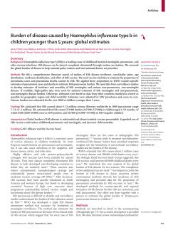 Global Burden of Disease Hib