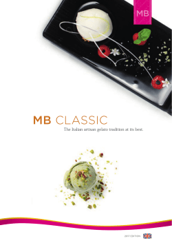 MB CLASSIC - Montebianco Gelato