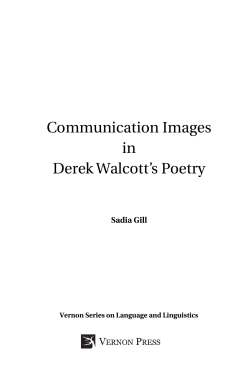 Communication Images in Derek Walcott`s Poetry