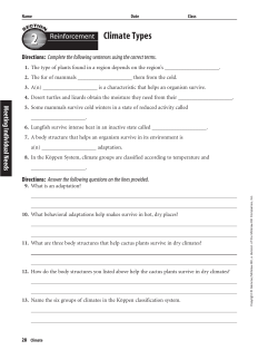 Chapter 6 Resource: Climate