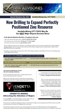 New Drilling to Expand Perfectly Positioned Zinc