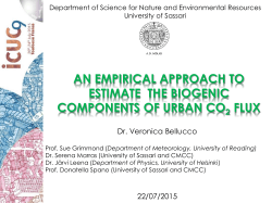 An empirical approach to estimate the biogenic components of CO2