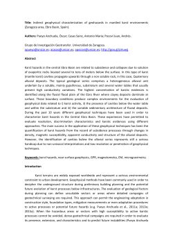 Title: Indirect geophysical characterization of geohazards in mantled