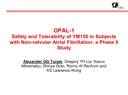 Safety and tolerability of YM150 in subjects with non