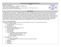 Technology Education Understanding By Design Unit Unit Design