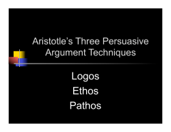 Logos Ethos Pathos