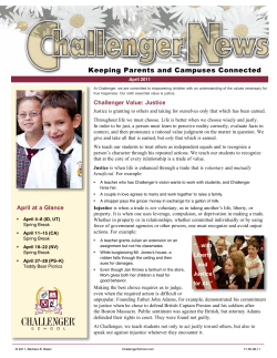 April, 2011 - Challenger School