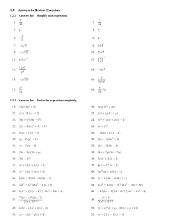 Answer Key - Mercyhurst Math Site