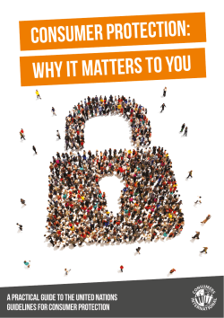 consumer protection: why it matters to you