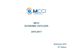 MCCI Economic Outlook 2016