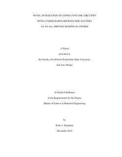 NOVEL INTEGRATION OF CONDUCTIVE
