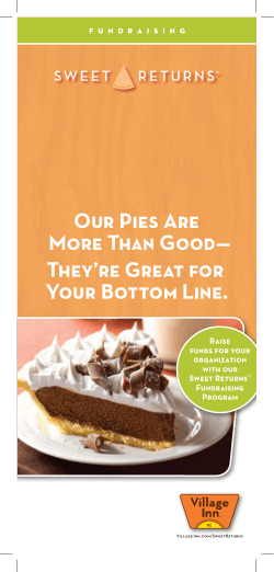 Our Pies Are More Than Good&mdash; They`re Great for Your