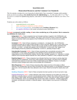 MASTER LIST - Stop Common Core Colorado