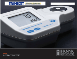 Hanna Instruments Digital Refractometer