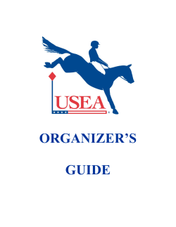 organizer`s guide - United States Eventing Association