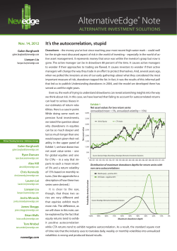 It`s the autocorrelation, stupid