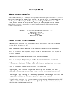 Interview Tips
