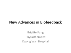 New Advances In Biofeedback
