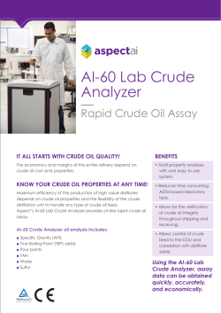 AI-60 Lab Crude Analyzer