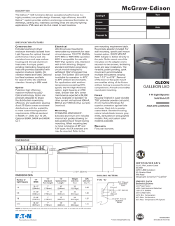 McGraw-Edison GLEON Galleon LED