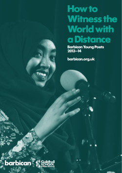 How to Witness the World with a Distance