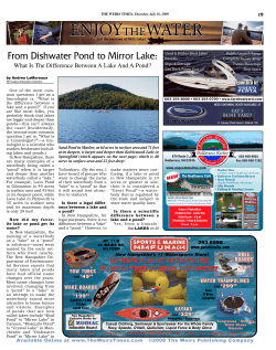 From Dishwater Pond to Mirror Lake