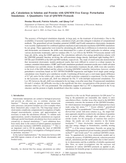 pKa Calculations in Solution and Proteins with QM/MM Free Energy