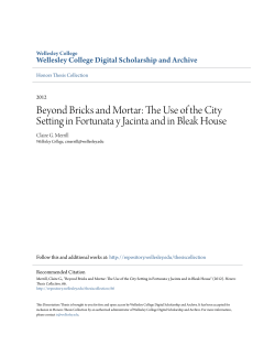 Beyond Bricks and Mortar - Wellesley College Digital Scholarship