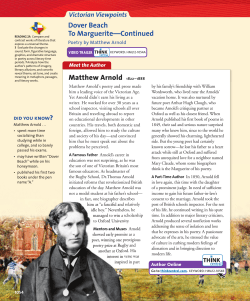 Dover Beach To Marguerite&mdash;Continued