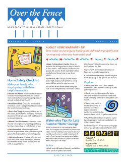 Over the Fence - Fidelity National Home Warranty
