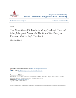 The Narrative of Solitude in Mary Shelley`s The Last Man, Margaret