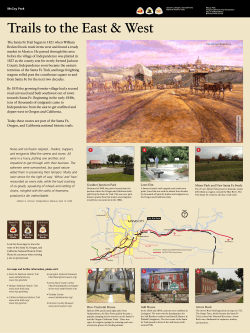 The Santa Fe Trail began in 1821 when William Becknell took trade