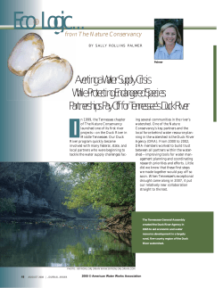 Averting a Water Supply Crisis While Protecting Endangered Species