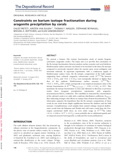 Constraints on barium isotope fractionation during aragonite
