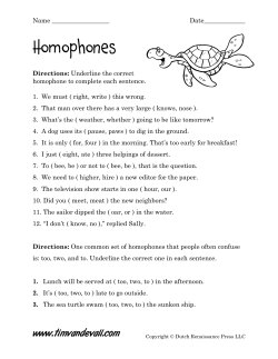 Homophones Worksheet 2.pages