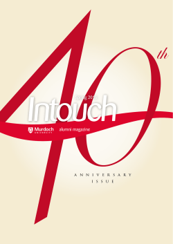 alumni magazine - Murdoch University