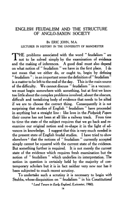 english feudalism and the structure of anglo