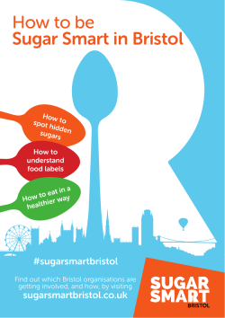 How to be Sugar Smart in Bristol