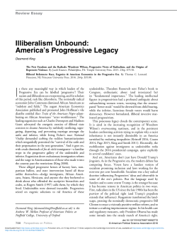 Illiberalism Unbound: America`s Progressive Legacy