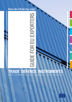 tdi guide for eu exporters - European Commission