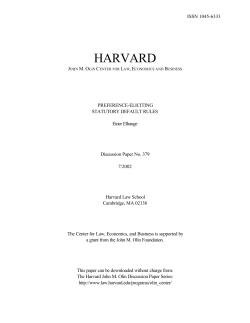 preference-eliciting statutory default rules