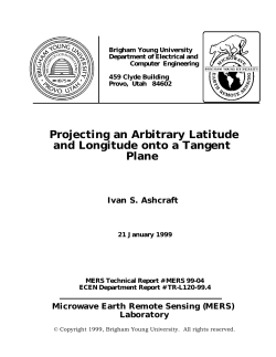 Projecting an Arbitrary Latitude and Longitude onto a