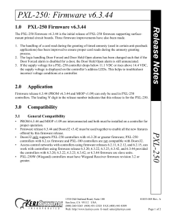 PXL-250: Firmware v6.3.44 PXL