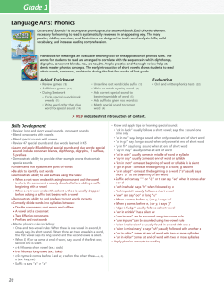 First Grade :: Abeka Book Detailed Homeschool Scope and