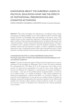 Print this article - McGill Journal of Education