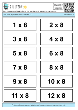 1 x 8 2 x 8 3 x 8 4 x 8 5 x 8 6 x 8 7 x 8 8 x 8 9 x 8 10 x
