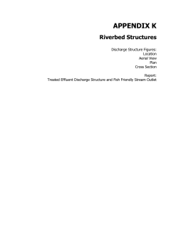 Appendix K - Riverbed Structures