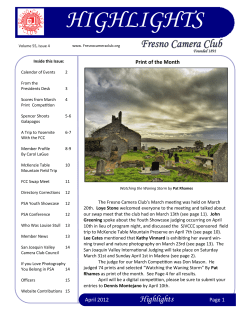 HIGHLIGHTS - fresnocameraclub.org